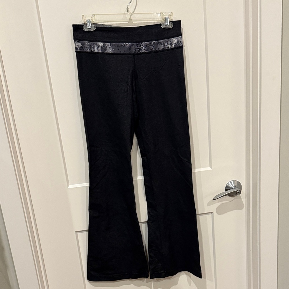 lululemon athletica Black Flared Leggings